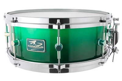 スネア The Maple 5.5x14 Snare Drum Emerald Fade LQ