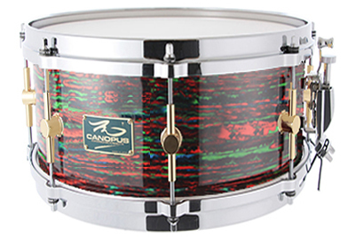 スネア The Maple 6.5x12 Snare Drum Psychedelic Red