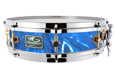 スネア The Maple 4x14 Snare Drum Blue Satin