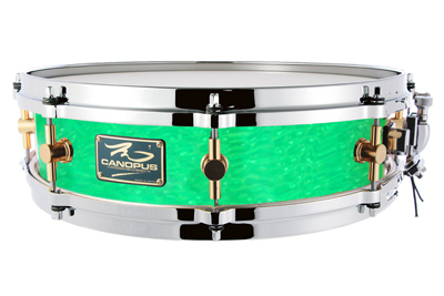 スネア The Maple 4x14 Snare Drum Signal Green Ripple