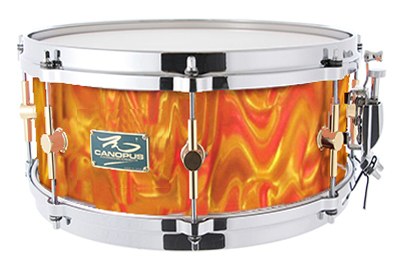 The Maple 6.5x13 Snare Drum Marmalade Swirl