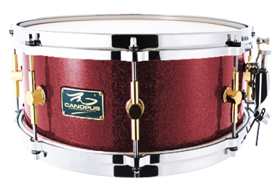 The Maple 6.5x14 Snare Drum Merlot Glitter
