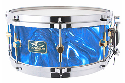 スネア The Maple 6.5x13 Snare Drum Blue Satin