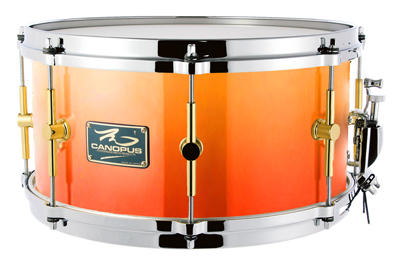 The Maple 8x14 Snare Drum Orange Fade LQ-