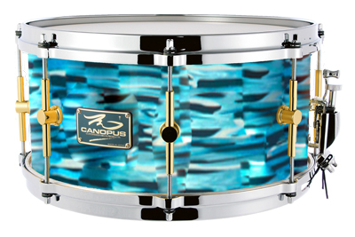 スネア The Maple 8x14 Snare Drum Turquoise Oyster