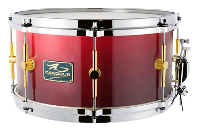 The Maple 8x14 Snare Drum Crimson Fade LQ
