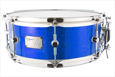 スネア 1ply series Soft Maple 5.5x14 SD SH Blue Spkl