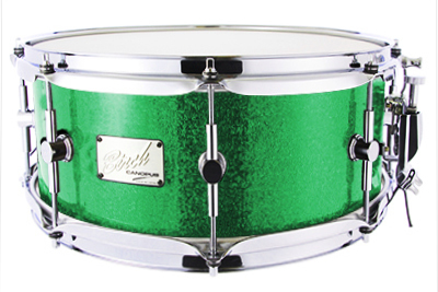 スネア Birch Snare Drum 6.5x14 Green Spkl