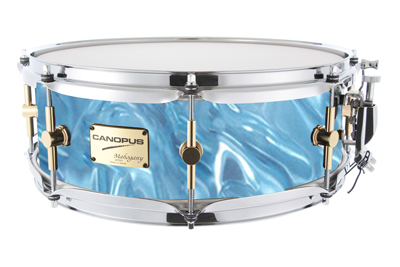 スネア Mahogany 5.5x14 SD Aqua Satin