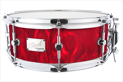 スネア Birch Snare Drum 5.5x14 Red Satin