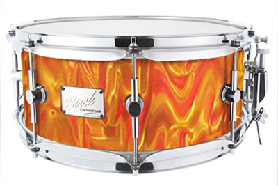【おトク】 Birch Snare Drum 6.5x14 Marmalade Swirl スネア