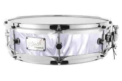 スネア Birch Snare Drum 4x14 White Satin