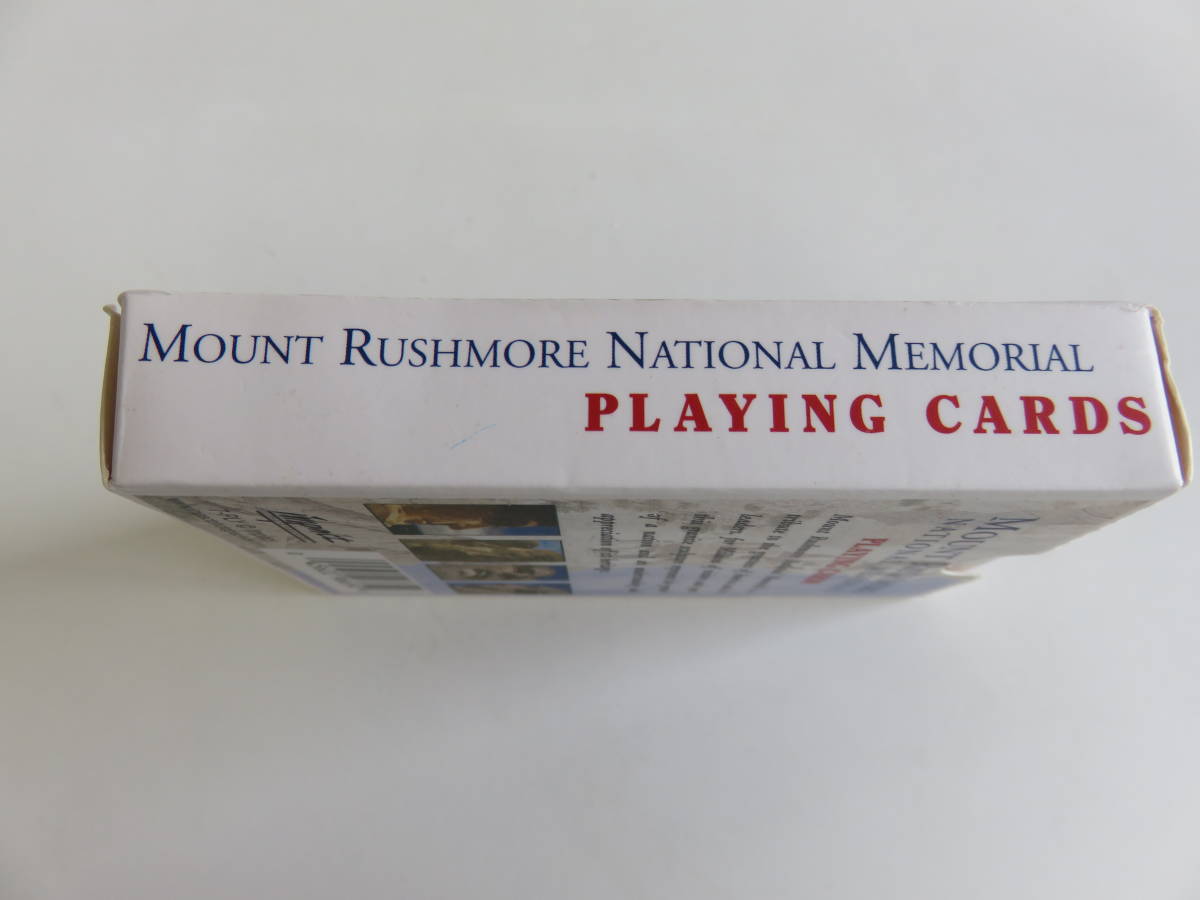 【未開封】ラッシュモア山国立記念碑 トランプ MOUNT RUSHMORE NATIONAL MEMORIAL PLAYING CARDS_画像3