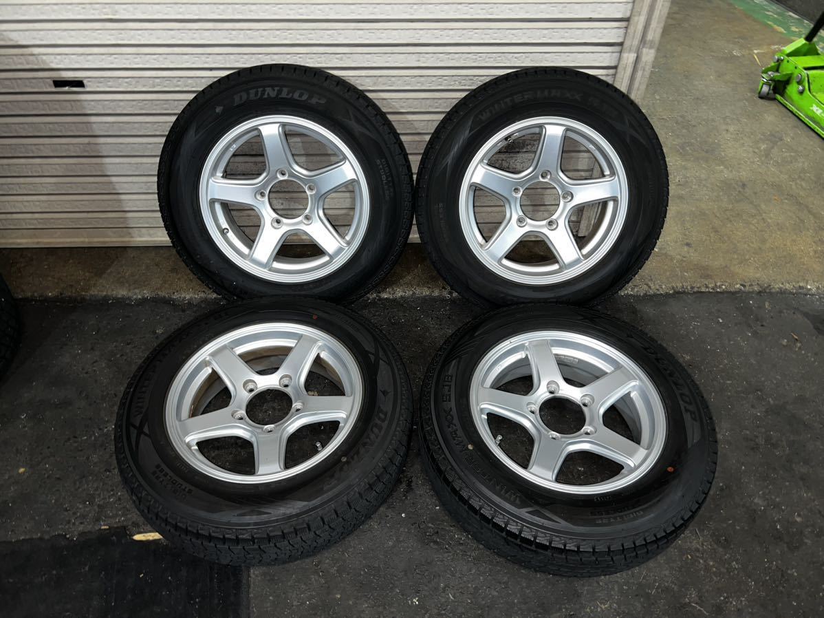 上品 バリ山 シボレーエクスプレス スタッドレスタイヤ ホイールセット