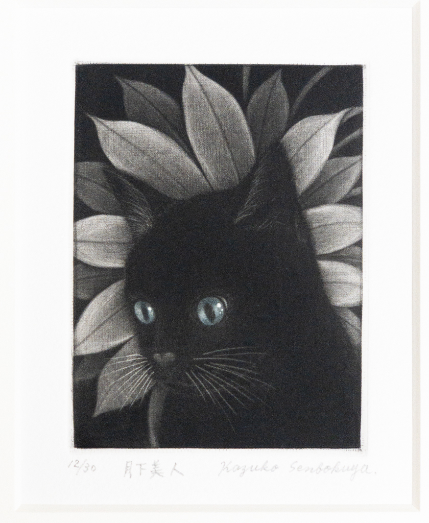 オリジナル - 版画 作者不詳 サイン有 銅版画 竹林 精密描写 名品 K124