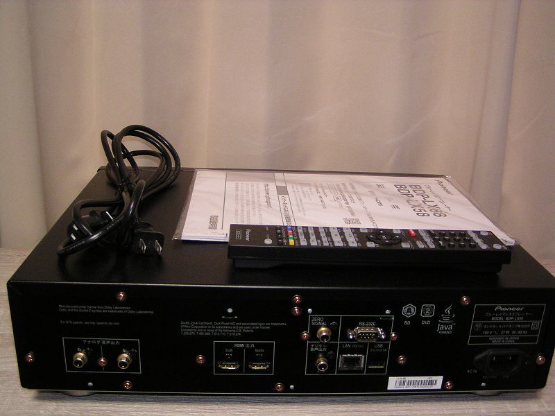 ☆製造終了!貴重品!PIONEER パイオニア BDP-LX58 ユニバーサルBD