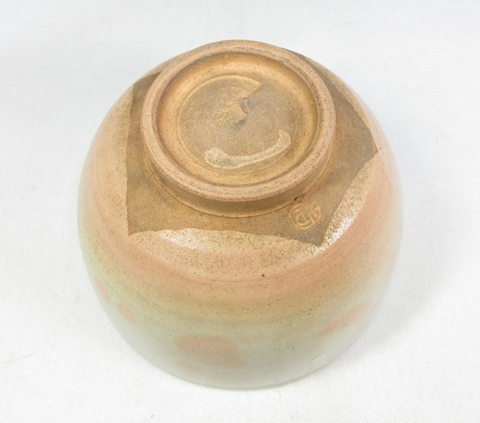 F0742】茶道具 国造焼 三代 山本浩彩 造 日本画家 三島右畊 絵付 F0742】茶道具 国造焼 三代 山本浩彩 造 日本画家 三島右畊 絵付