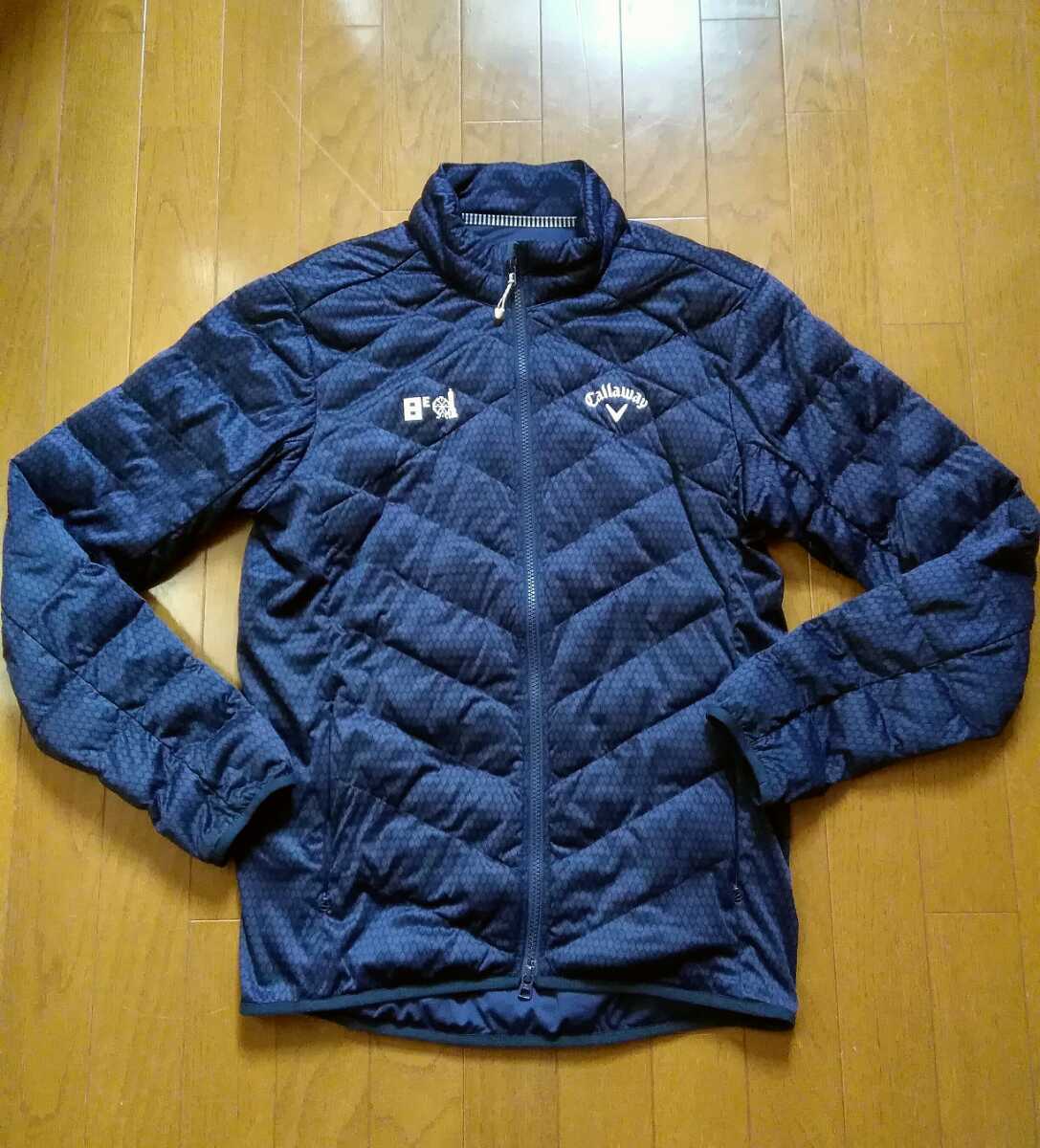 現品 キャロウェイCallaway Lサイズ ファー×ニットブルゾン 裏地付き