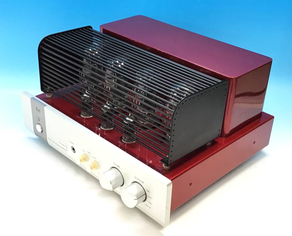動作品 TRIODE 真空管プリメインアンプ TRV-88SE 電源ケーブル付き オーディオ機器 音響機材 トライオード