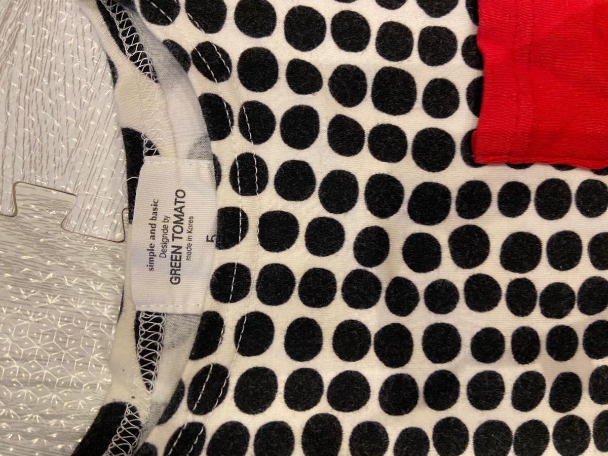 女の子　80から110 H&M パジャマ　スカート　ワンピース　韓国子供服　さくらんぼ柄　