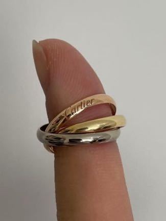 カルティエCartier トリニティスモールモデルB4086100 53号