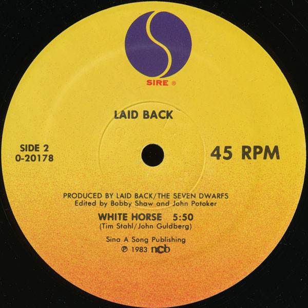 Laid Back Sunshine Reggae / White Horse двусторонний loft ~ga Large Classic!! сильнейший 12 дюймовый!!