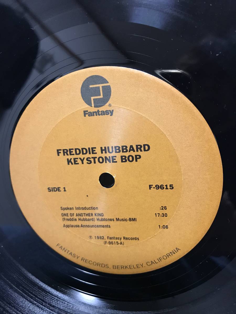 即決激安早い者勝ち015/超レアFREDDIE HUBBARD KEYSTONE BOP1982レコード_画像3