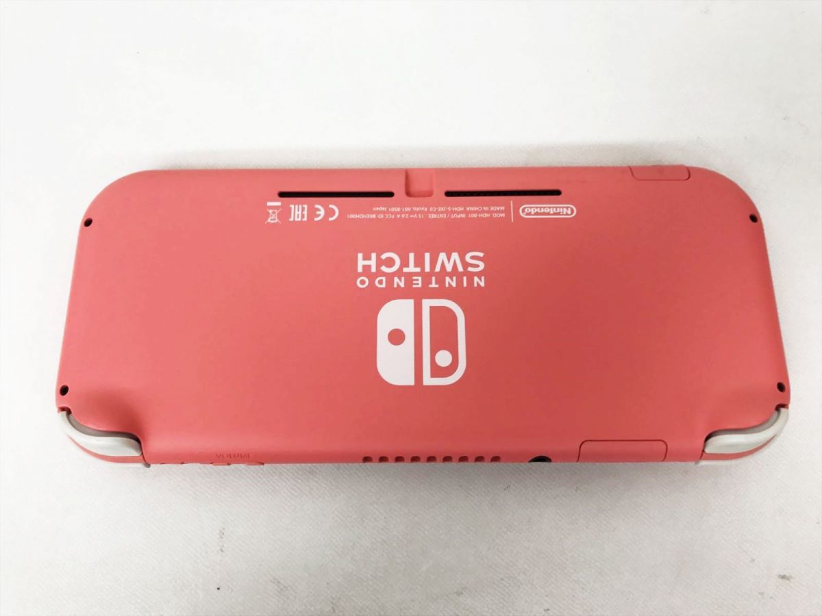 1円 Nintendo Switch Lite 本体 セット コーラル 箱あり ニンテンドー 