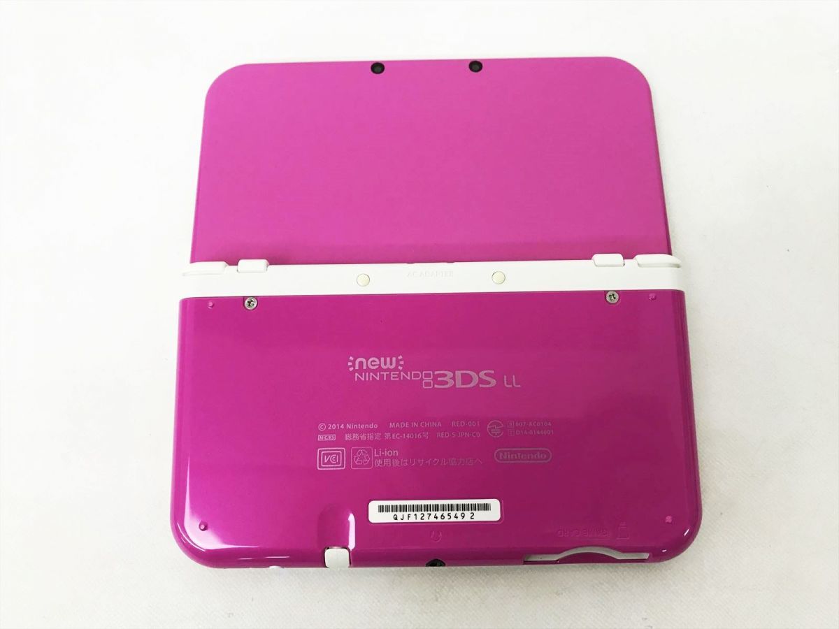 ヤフオク! - 美品 Newニンテンドー3DSLL 本体 ピンク/ホワイ...