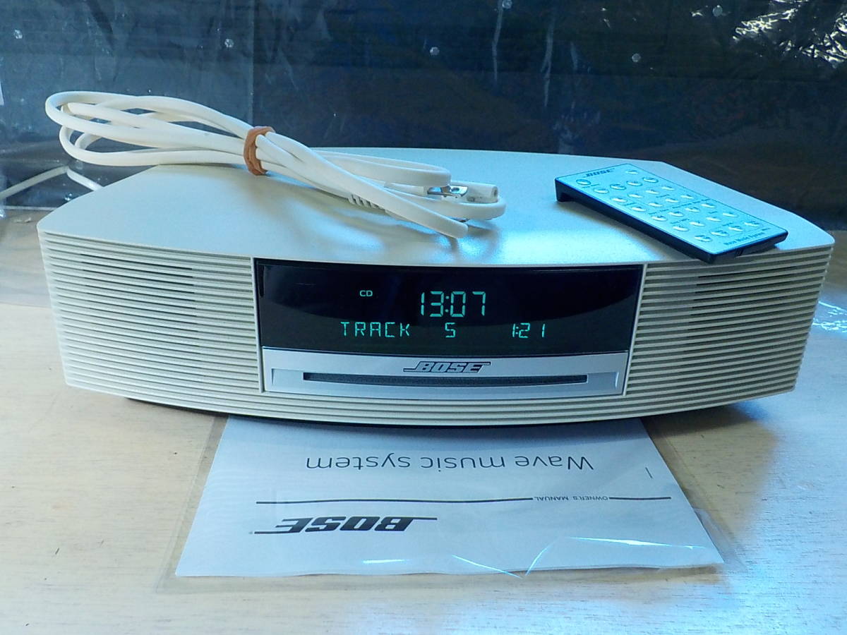 Bose Wave Music System 動作品 美品 リモコン 電源コード付き CD FM AM レシーバーアンプ デスクトップオーディオ