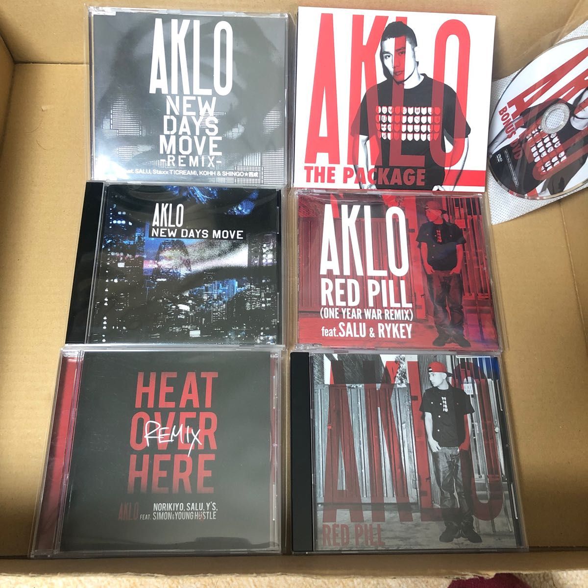 美品 送料無料 AKLO CD 6枚 非売品  DVD 1枚 セット レア