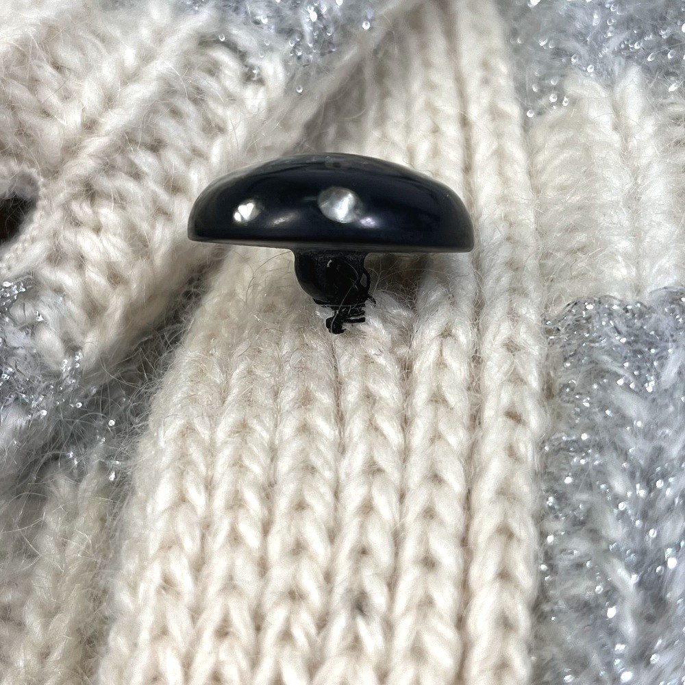 CHANEL シャネル P26265V01907 CC ココマーク アーガイル調 ニット