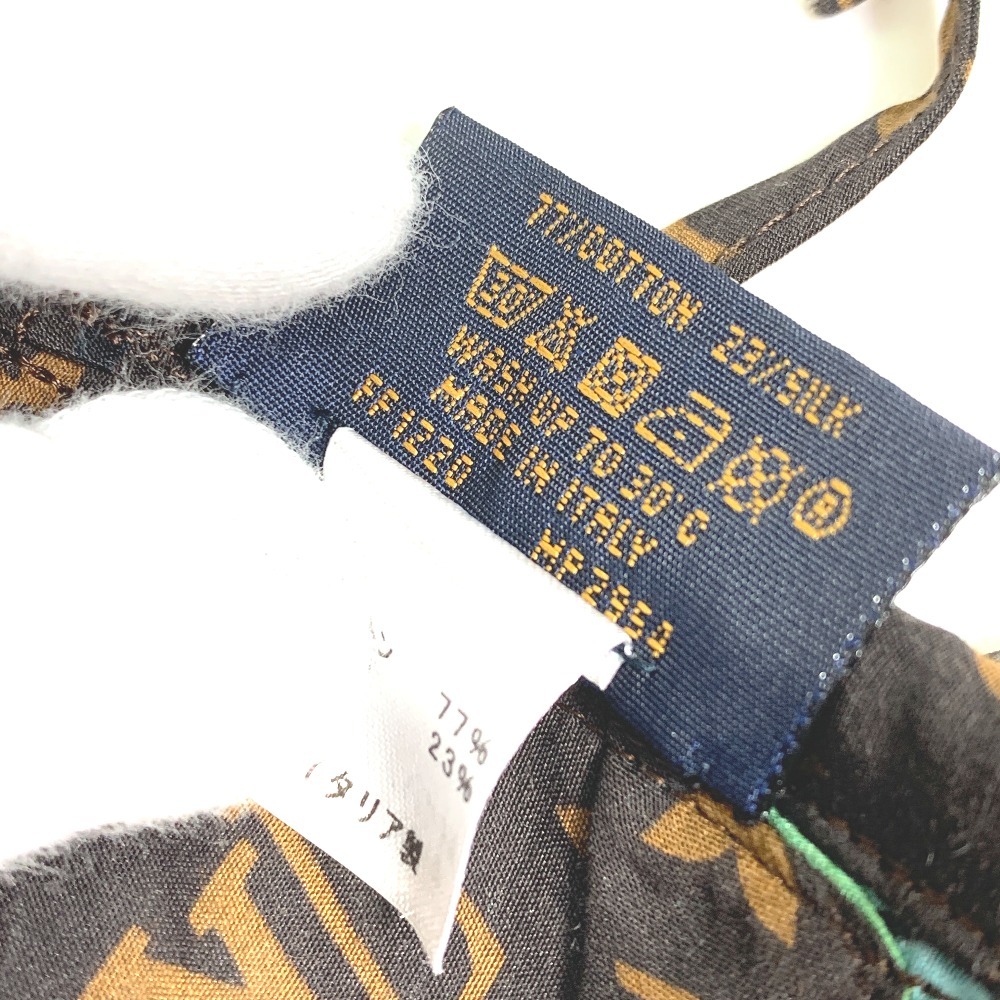 LOUIS VUITTON ルイヴィトン MP2954 モノグラム セット マスク バンダナ LVフレンズ バンダナ コットン ブラウン メンズ【中古】_画像7