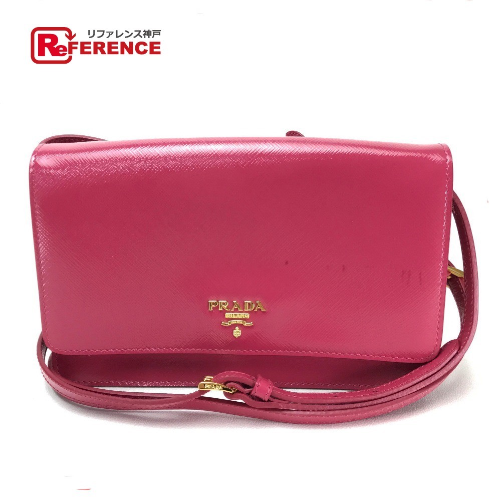 公式ショップ】 PRADA プラダ レディース【中古】美品 ピンク パテント