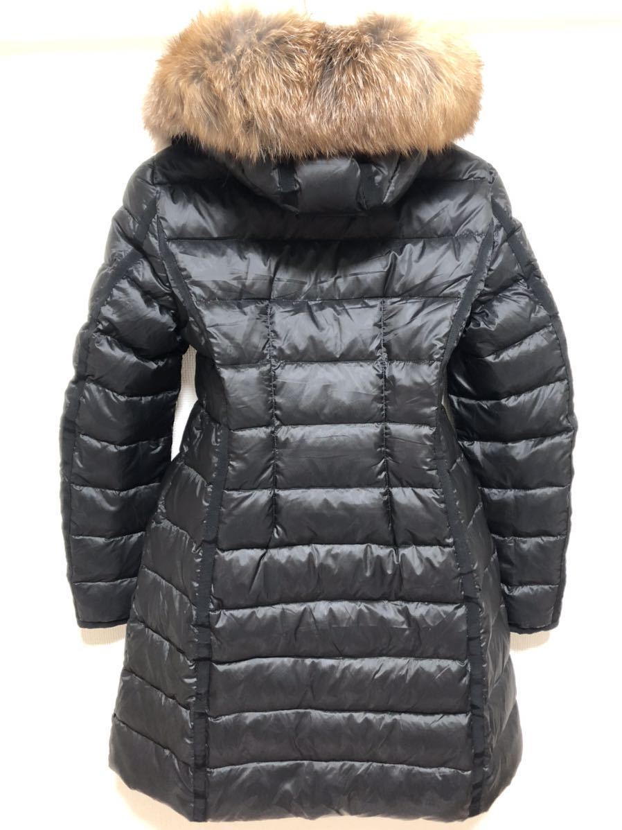 送料無料 未使用 MONCLER HERMIFUR モンクレール エルミファー ブラック 4 ダウンジャケット ダウン コート 正規品 国内定価368500円 Ⅱ_画像2