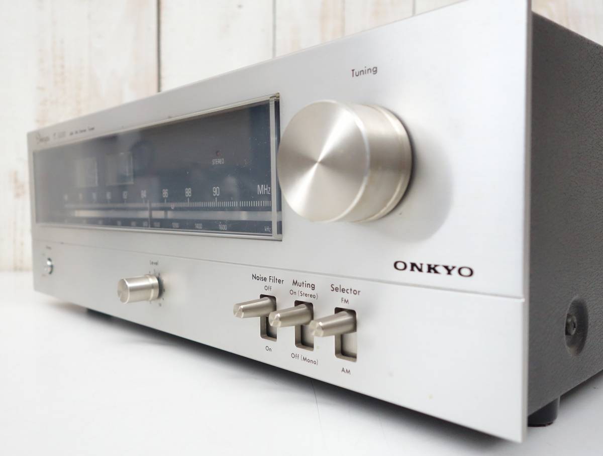 レトロオーディオ　当時物 ＊ONKYO　オンキョー㈱ ＊Integra　インテグラ 　FM/AMステレオチューナー ＊MODEL T-5000 ＊MADE IN JAPAN_画像7