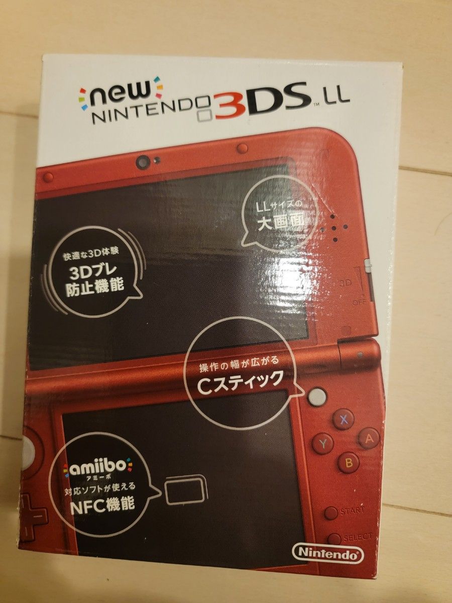 任天堂 Newニンテンドー3DS LL メタリックレッド 3dsll 本体 テレビ