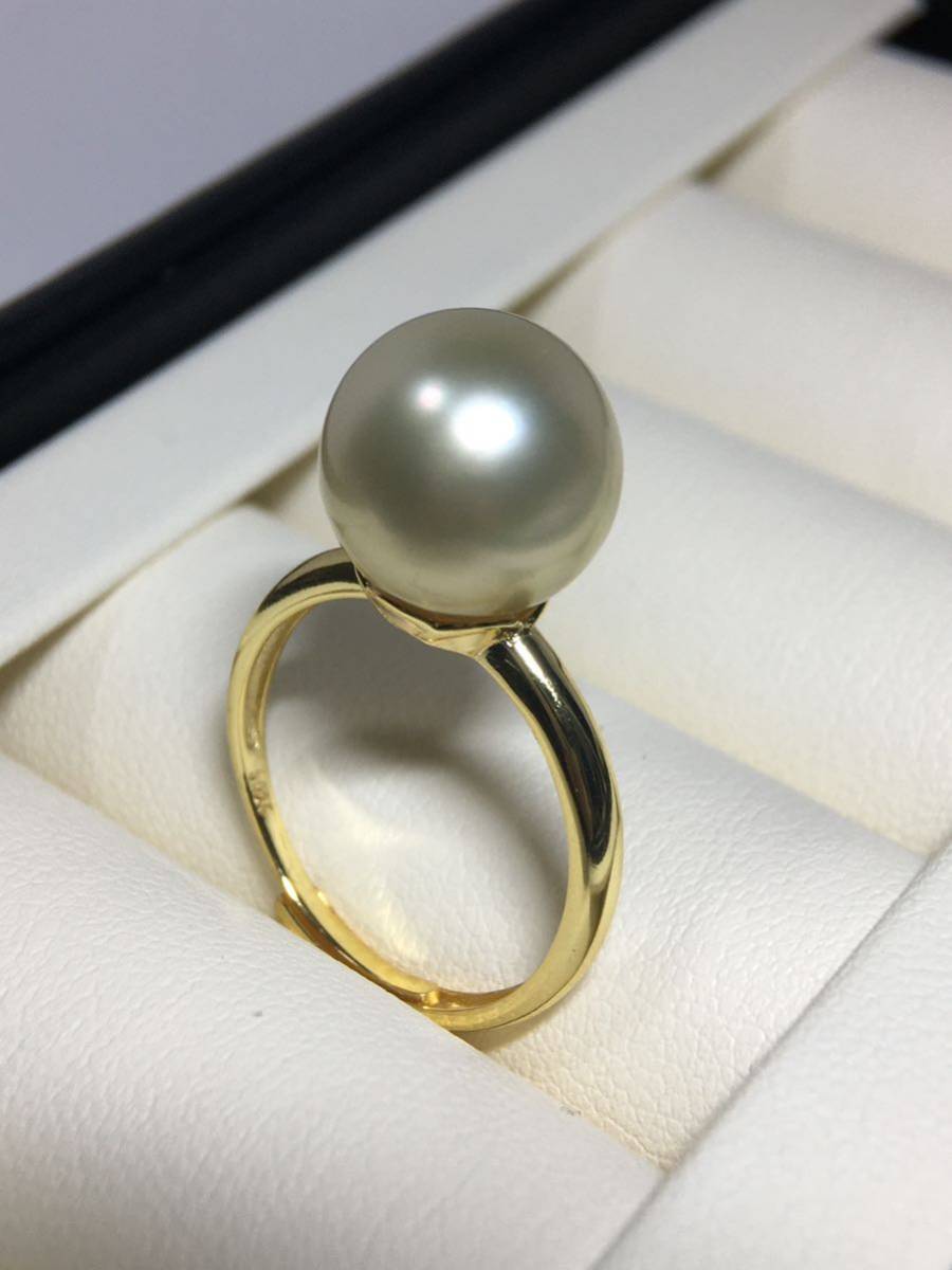 ランキングや新製品 本真珠 ゴールデンパール 白蝶南洋真珠 約11.6mm