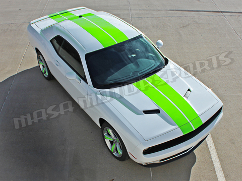 CHRYSLER クライスラー DODGEChallenger ダッヂチャレンジャー RT SXT バンパーグリル左右カスタムカーボンシート 外装 パーツアクセサリー_マッスルライン/他出品欄にて有り