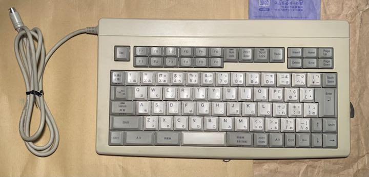 [ rare ]# higashi pre Topre electrostatic capacity less contact compact business use keyboard MD01B0#electrostatic capacitive flat keyboard Rare PS/2