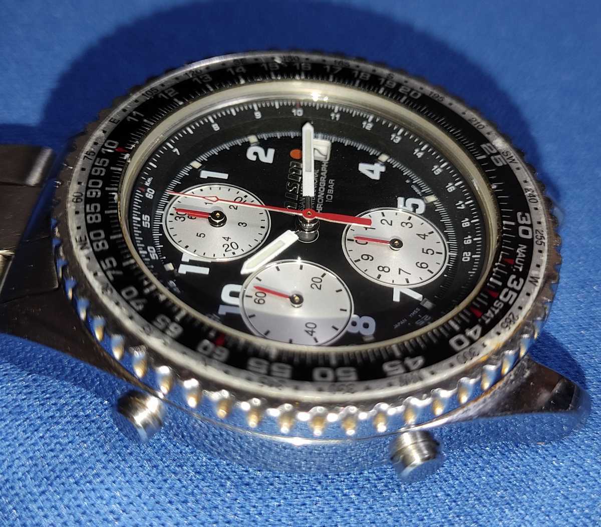 SEIKO × nismo レア クロノグラフ クォーツ YM55A|ファッション SEIKO × nismo レア クロノグラフ クォーツ YM55A|ファッション