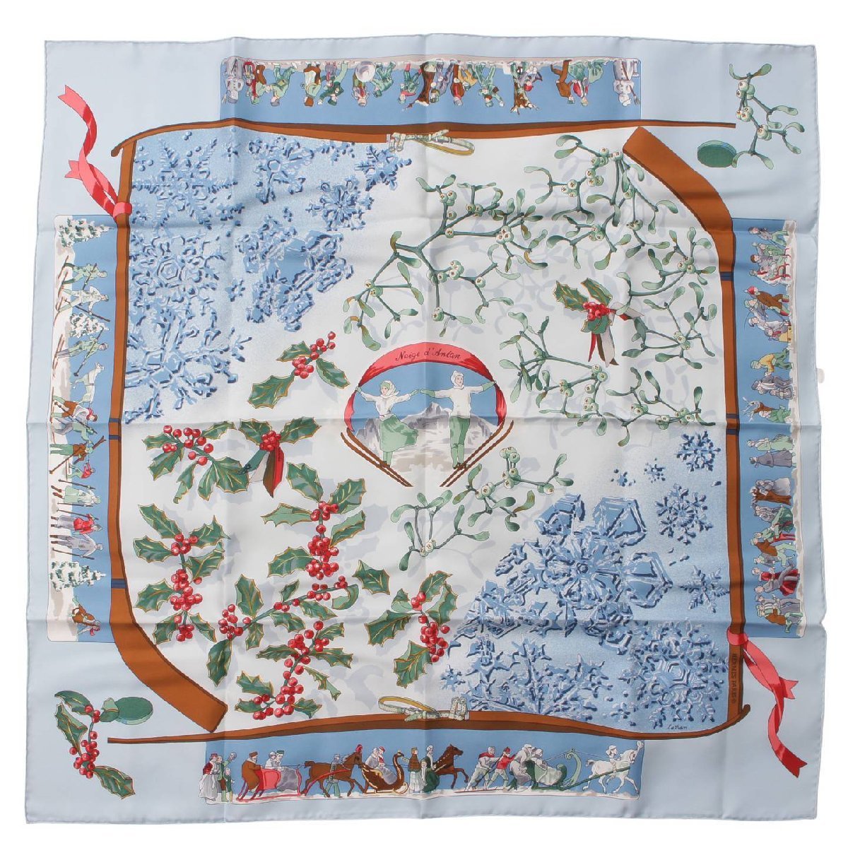 芸能人愛用 エルメス スカーフ(90x90cm) 正規品 タグなし タグなし