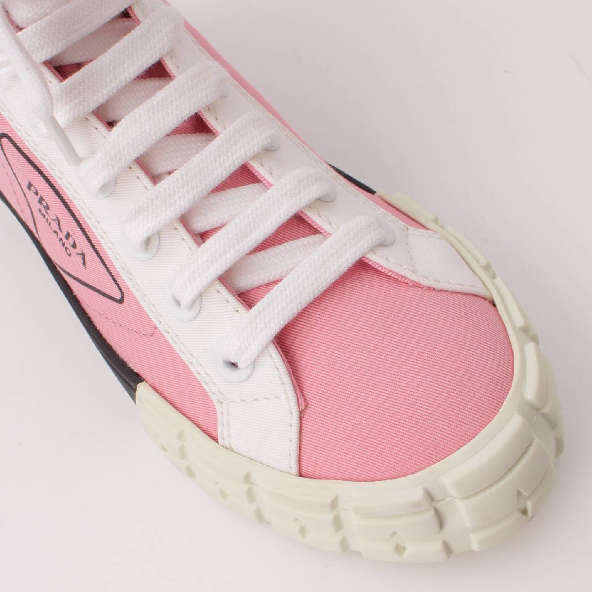 2021年新作入荷 Prada ギャバジン コットン ハイカット スニーカー 941