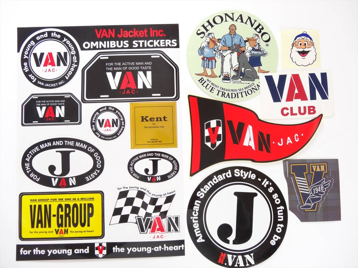 72%以上節約 VAN JAC ステッカー2枚セット 丸VAN Spiritsロゴ econet.bi