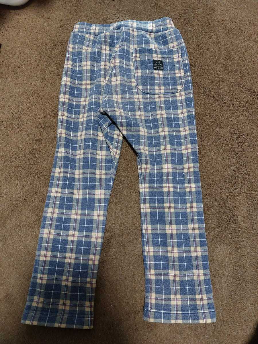 a pre re cool reverse side boa check pants trousers 120 size 