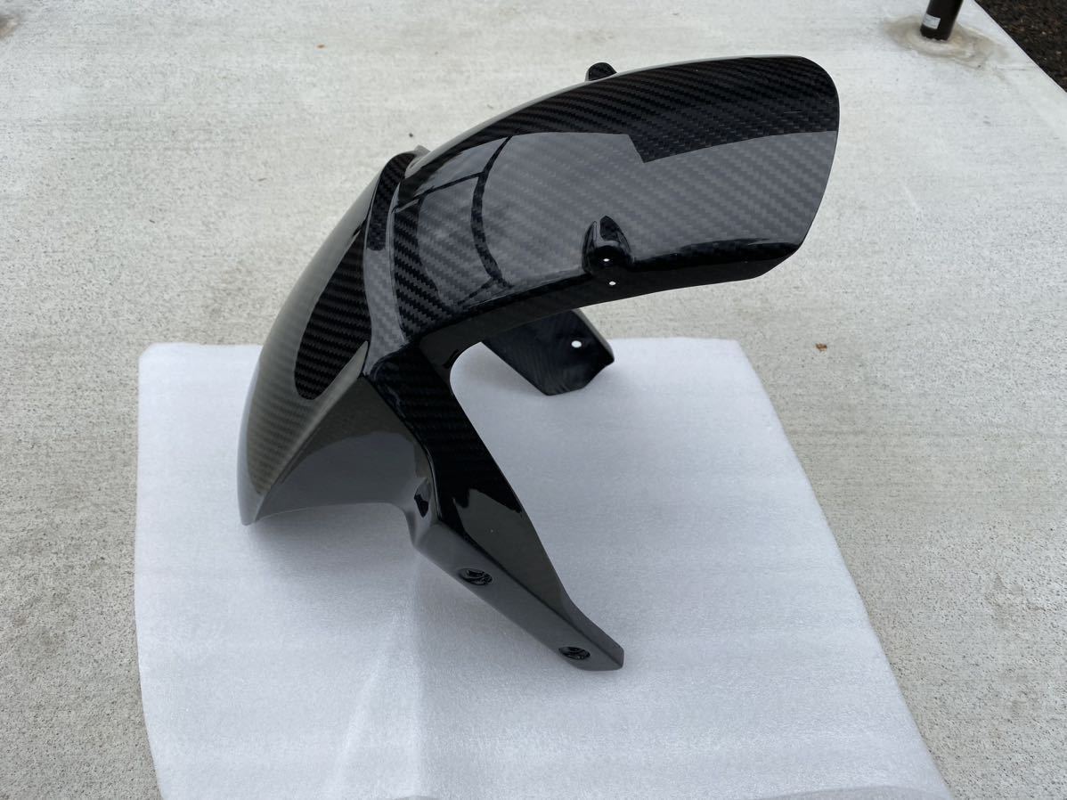 新品 綾織 ドライ カーボン フロント フェンダー KAWASAKI カワサキ