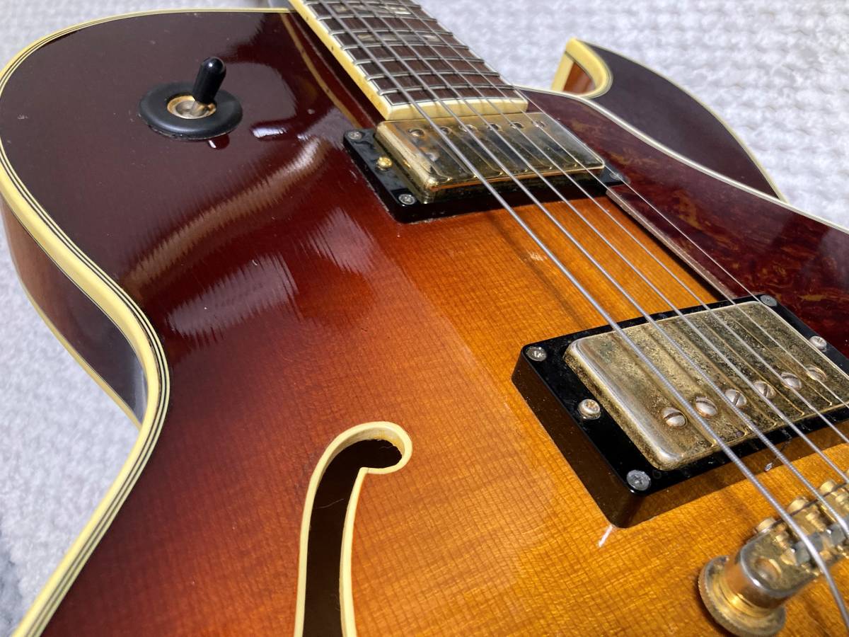 Stafford FGC-2000 w/Seymour Duncan Antiquity (Neck) フレット摺り合わせ済 寺田楽器 スタッフォード フルアコ ES-175 | macrosearch.com.co