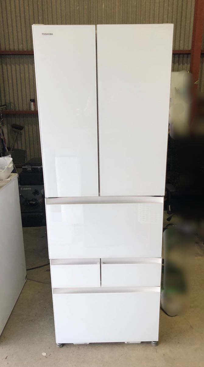 生活家電 冷蔵庫 TOSHIBA 6ドア ノンフロン冷凍冷蔵庫 GR-K510FD（ZW） 冷蔵庫 生活家電 