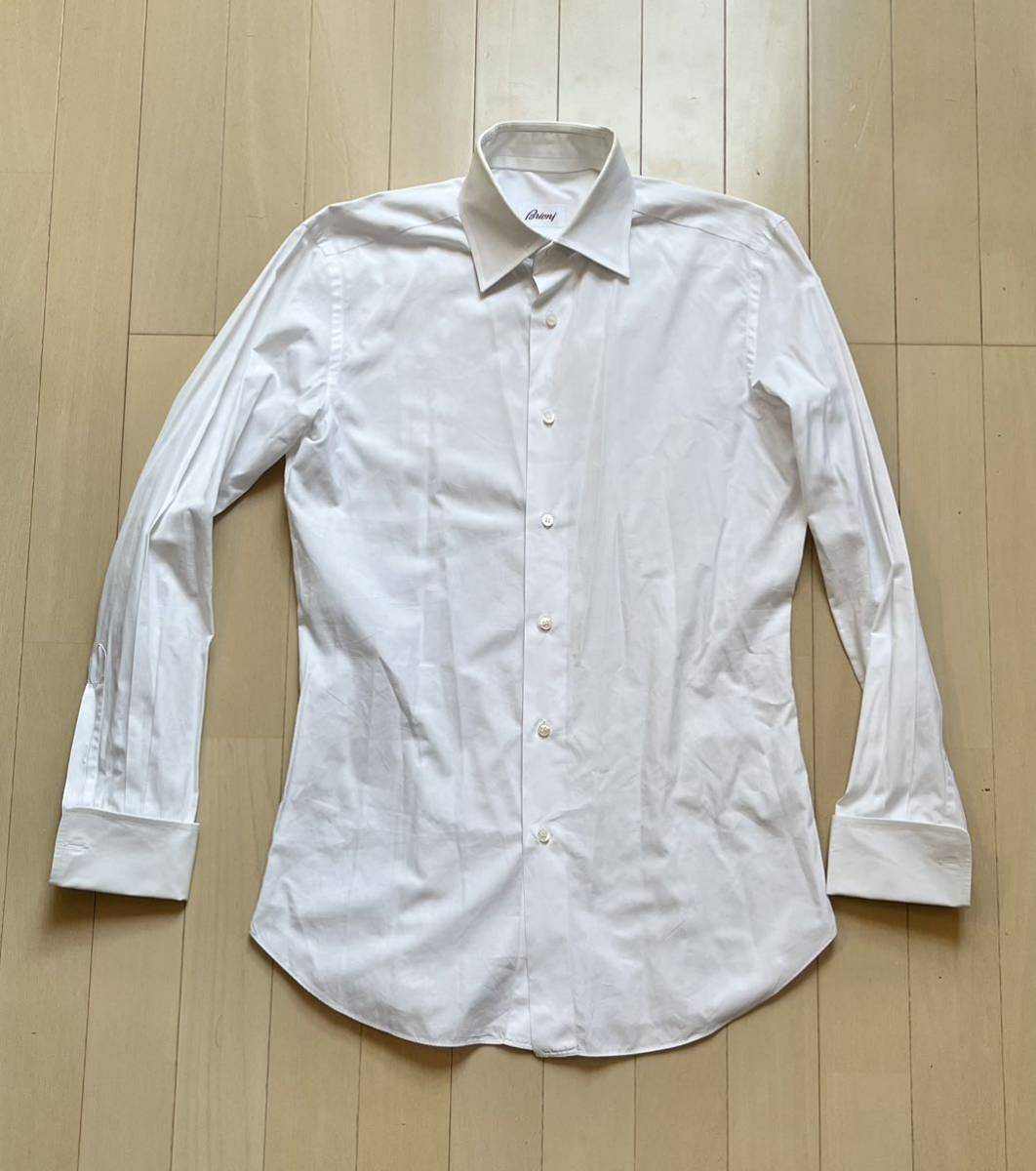 Brioni Essential White Formal Shirt_画像1