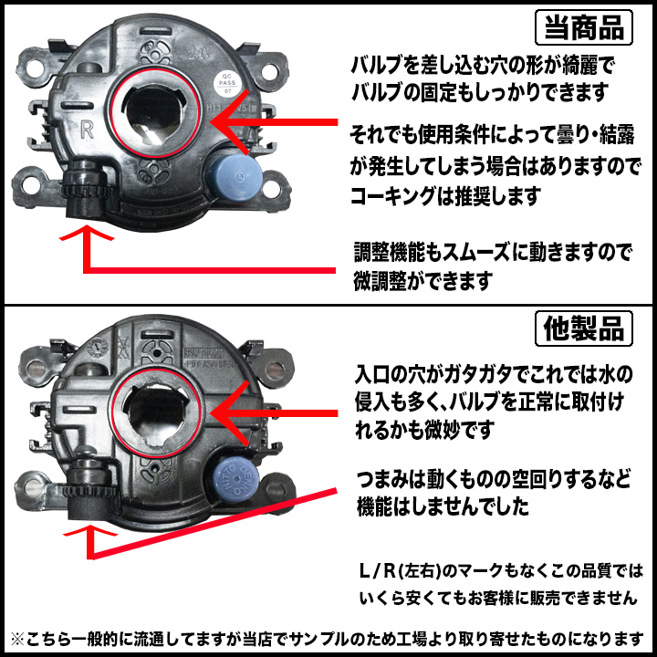 ハスラー MR52S MR92S・クロスビー MN71S 黄色 白色 フォグランプユニット＋2色切替 LEDバルブ イエロー ホワイト 8000Lm LEDフォグランプ_画像4